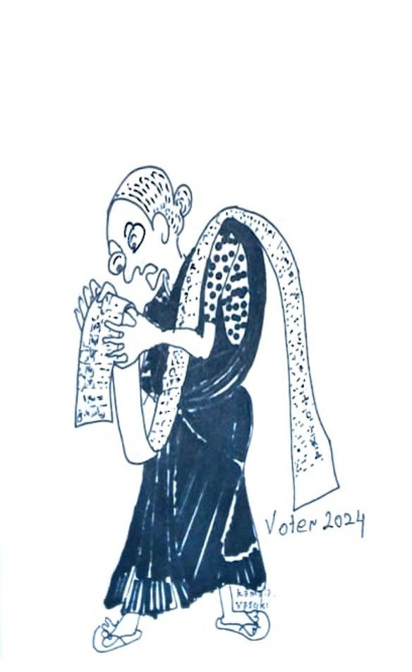 Cartoon Voter 2024